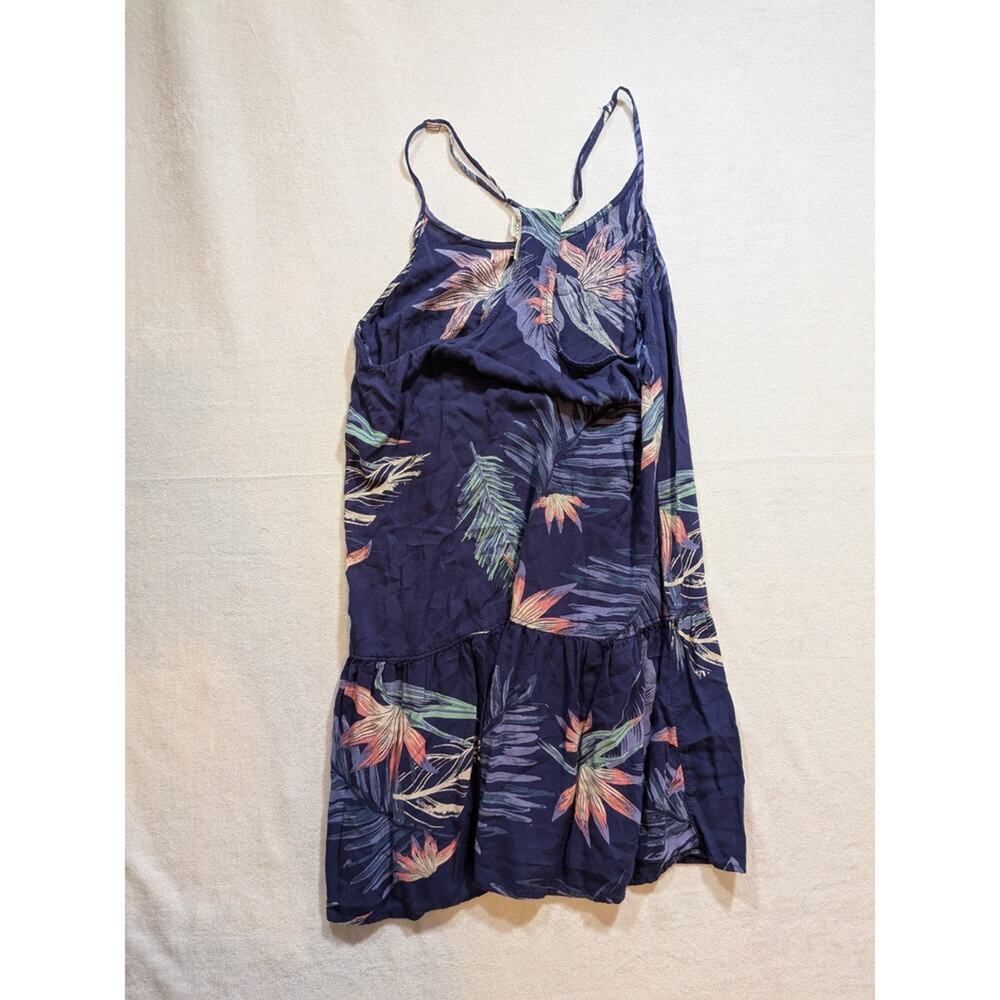 roxy purple floral tropical shift dress size S - Picture 6 of 6